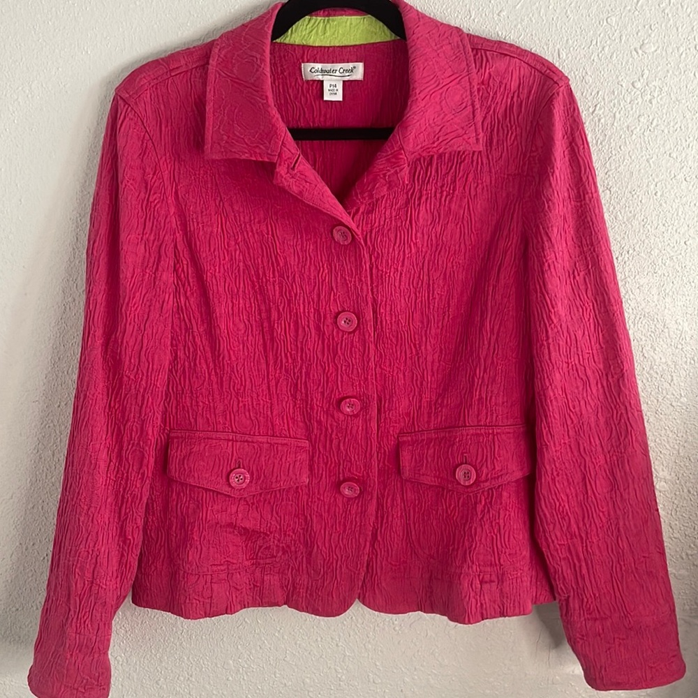 Coldwater Creek button up blazer.